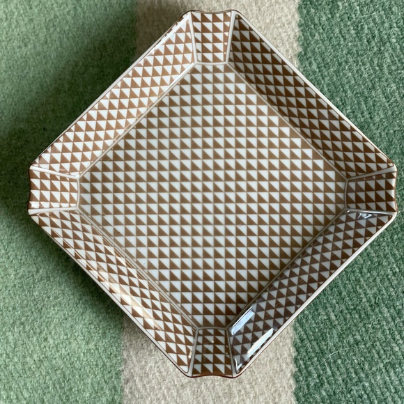 Vintage Japanese porcelain bowl,jewelry tray, trinket tray,minimalist decor, mcm - Picture 4 of 9